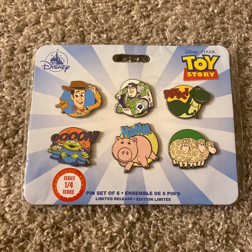 Toy Story Collector pins set 1/4